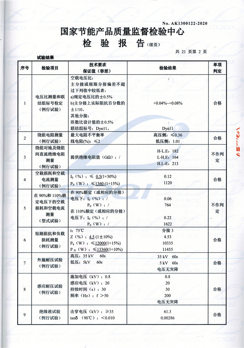 高低压试验报告-S11-1250乐陵乐陵乐陵油浸式变压器-2.jpg